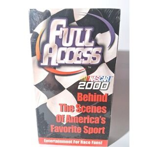 Vintage Full Access Vol 1 NASCAR 2000 Behind The Scenes Race Fans VHS Video New